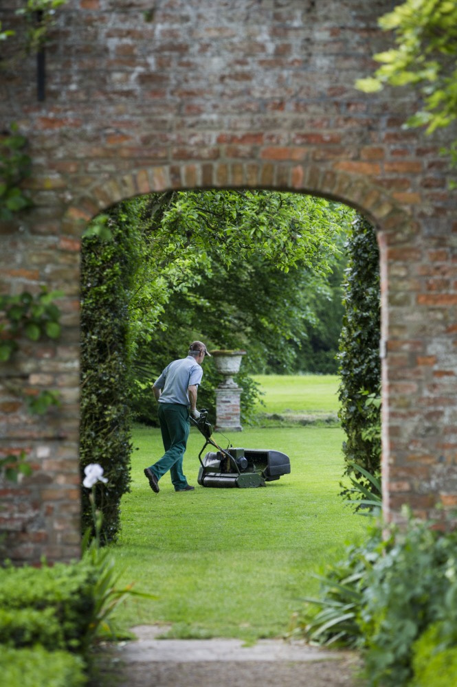 MH gardener mowing
